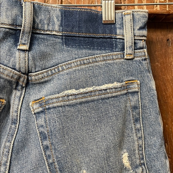 A&F Curve Love ’90s Straight Ultra High-Rise Jeans 24/00 Crossover/Angled Waist - Picture 7 of 9